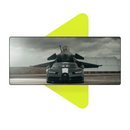 Mouse Pad Megarex Gamer 80x30x3mm Carro Bugatti Chiron speed Antiderrapante Borda Costurada Grande