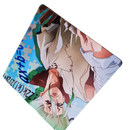 Mouse Pad Megarex Gamer 40x40x4mm anime control Antiderrapante Borda Costurada Grande