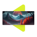 Mouse Pad Megarex Gamer 80x30x3mm Paisagem speed Antiderrapante Borda Costurada Grande