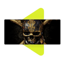 Mouse Pad Megarex Gamer 80x30x3mm Filme Pirata speed Antiderrapante Borda Costurada Grande