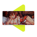 Mouse Pad Megarex Gamer 90x40x4mm Anime Pervertido speed Antiderrapante Borda Costurada Grande
