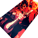 Mouse Pad Megarex Gamer 100x50x2mm Anime Naruto ControlAntiderrapante Borda Costurada Grande