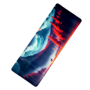 Mouse Pad Megarex Gamer 80x30x3mm Paisagem speed Antiderrapante Borda Costurada Grande