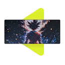 Mouse Pad Megarex Gamer 100x50x2mm Anime Goku Dragon Ball speed Antiderrapante Borda Costurada Grande