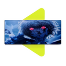 Mouse Pad Megarex Gamer 65x32x2mm Anime speed Antiderrapante Borda Costurada Grande