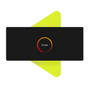 Mouse Pad Megarex Gamer 80x30x3mm Ryzen speed Antiderrapante Borda Costurada Grande