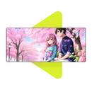 Mouse Pad Megarex Gamer 80x30x3mm Anime speed Antiderrapante Borda Costurada Grande