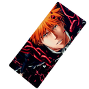 Mouse Pad Megarex Gamer 90x40x4mm Antiderrapante Borda Costurada Grande anime bleach
