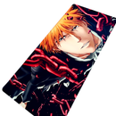Mouse Pad Megarex Gamer 90x40x4mm Antiderrapante Borda Costurada Grande anime bleach