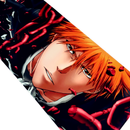 Mouse Pad Megarex Gamer 90x40x4mm Antiderrapante Borda Costurada Grande anime bleach