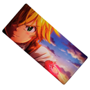 Mouse Pad Megarex Gamer 90x40x4mm Antiderrapante Borda Costurada Grande os 7 pecados capitais