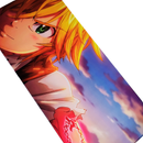 Mouse Pad Megarex Gamer 90x40x4mm Antiderrapante Borda Costurada Grande os 7 pecados capitais