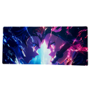 Mouse Pad Megarex Gamer 90x40x4mm demon slayer Antiderrapante Borda Costurada Grande
