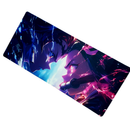 Mouse Pad Megarex Gamer 90x40x4mm demon slayer Antiderrapante Borda Costurada Grande