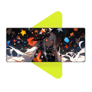 Mouse Pad Megarex Gamer 80x30x3mm Anime speed Antiderrapante Borda Costurada Grande