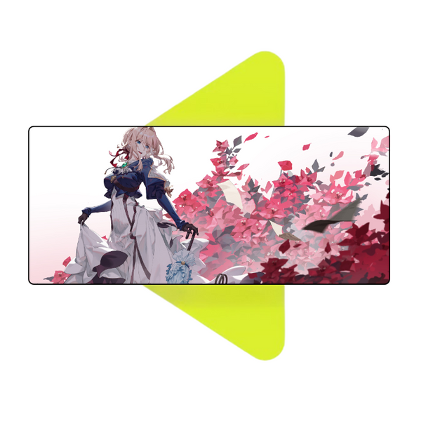 Mouse Pad Megarex Gamer 80x30x3mm Anime speed Antiderrapante Borda Costurada Grande