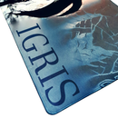 Mouse Pad Megarex Gamer 90x40x4mm Anime Solo Leveling igris speed Antiderrapante Borda Costurada Grande
