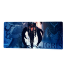 Mouse Pad Megarex Gamer 90x40x4mm Anime Solo Leveling igris speed Antiderrapante Borda Costurada Grande