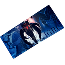 Mouse Pad Megarex Gamer 90x40x4mm Anime Solo Leveling igris speed Antiderrapante Borda Costurada Grande