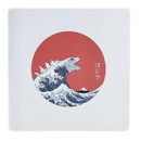Mouse Pad Megarex Gamer 40x40x4mm minimalista branco speed Antiderrapante Borda Costurada Grande