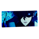 Mouse Pad Megarex Gamer 90x40x4mm anime solo leveling Antiderrapante Borda Costurada Grande