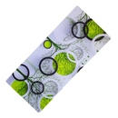 Mouse Pad Megarex Gamer 90x40x4mm minimalista branco e verde speed Antiderrapante Borda Costurada Grande