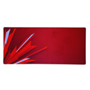 Mouse Pad Megarex Gamer 90x40x4mm minimalista vermelho control Antiderrapante Borda Costurada Grande