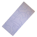 Mouse Pad Megarex Gamer 90x40x4mm minimalista branco speed Antiderrapante Borda Costurada Grande