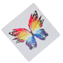 Mouse Pad Megarex Gamer 40x40x4mm speed  branco Antiderrapante Borda Costurada Grande