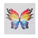 Mouse Pad Megarex Gamer 40x40x4mm speed  branco Antiderrapante Borda Costurada Grande