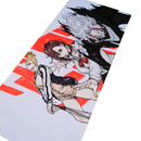 Mouse Pad Megarex Gamer 90x40x4mm branco speed Anime Antiderrapante Borda Costurada Grande