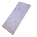 Mouse Pad Megarex Gamer 90x40x4mm minimalista branco speed Antiderrapante Borda Costurada Grande