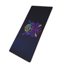 Mouse Pad Megarex Gamer 90x40x4mm minimalista Preto china arte Antiderrapante Borda Costurada Grande