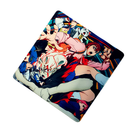 Mouse Pad Megarex Gamer 40x40x4mm Anime speed Antiderrapante Borda Costurada Grande