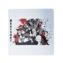 Mouse Pad Megarex Gamer 40x40x4mm Anime control Naruto Antiderrapante Borda Costurada Grande