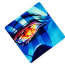 Mouse Pad Megarex Gamer 40x40x4mm anime demon slayer Antiderrapante Borda Costurada Grande