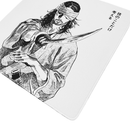 Mouse Pad Megarex Gamer 40x40x4mm minimalista Antiderrapante Borda Costurada Grande