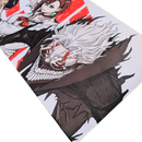 Mouse Pad Megarex Gamer 90x40x4mm branco speed Anime Antiderrapante Borda Costurada Grande