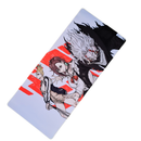 Mouse Pad Megarex Gamer 90x40x4mm branco speed Anime Antiderrapante Borda Costurada Grande