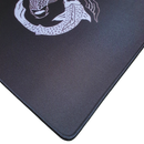 Mouse Pad Megarex Gamer 40x40x4mm preto Antiderrapante Borda Costurada Grande