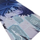 Mouse Pad Megarex Gamer 90x40x4mm Anime solo leveling Antiderrapante Borda Costurada Grande