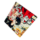Mouse Pad Megarex Gamer 40x40x4mm Anime Antiderrapante Borda Costurada Grande
