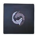 Mouse Pad Megarex Gamer 40x40x4mm preto Antiderrapante Borda Costurada Grande
