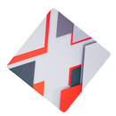 Mouse Pad Megarex Gamer 40x40x4mm control minimalista Antiderrapante Borda Costurada Grande