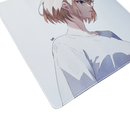 Mouse Pad Megarex Gamer 40x40x4mm anime solo leveling Antiderrapante Borda Costurada Grande
