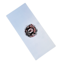 Mouse Pad Megarex Gamer 90x40x4mm branco futebol Antiderrapante Borda Costurada Grande