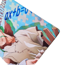 Mouse Pad Megarex Gamer 40x40x4mm anime control Antiderrapante Borda Costurada Grande