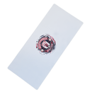 Mouse Pad Megarex Gamer 90x40x4mm branco futebol Antiderrapante Borda Costurada Grande