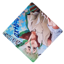 Mouse Pad Megarex Gamer 40x40x4mm anime control Antiderrapante Borda Costurada Grande