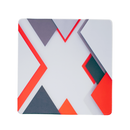 Mouse Pad Megarex Gamer 40x40x4mm control minimalista Antiderrapante Borda Costurada Grande